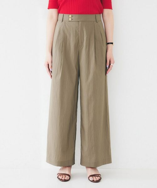 UNTITLED / アンタイトル パンツ | 【後ろウエストゴム/洗える】2タックワイドパンツ | 詳細10