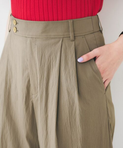 UNTITLED / アンタイトル パンツ | 【後ろウエストゴム/洗える】2タックワイドパンツ | 詳細14