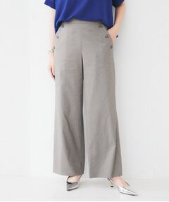 UNTITLED / アンタイトル パンツ | 【ワイド/後ろウエストゴム】ヘンプマリンパンツ