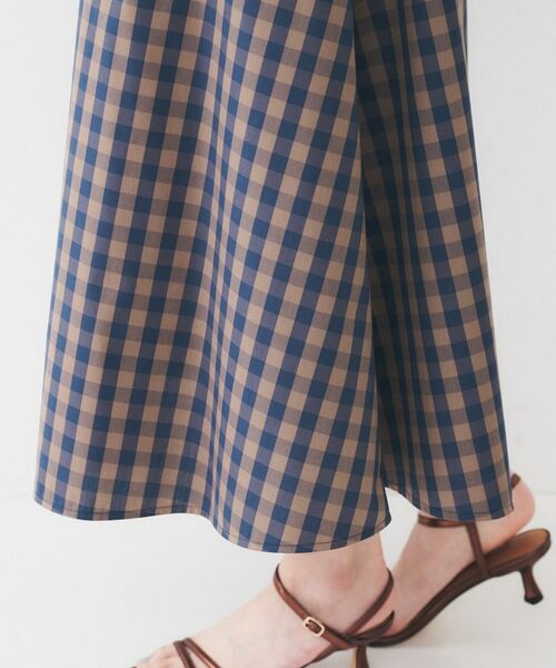 UNTITLED / アンタイトル ロング・マキシ丈スカート | 【後ろウエストゴム/洗える】ギンガムチェックAラインスカート | 詳細15