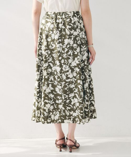 UNTITLED / アンタイトル ロング・マキシ丈スカート | 【セットアップ可/後ろウエストゴム】モザイクフラワー柄スカート | 詳細13
