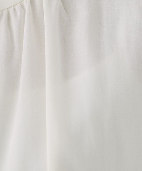 UNTITLED / アンタイトル シャツ・ブラウス | 【シアー/バンドカラー】バルーンヘムノースリーブブラウス | 詳細5