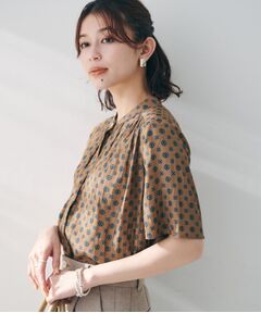 UNTITLED / アンタイトル シャツ・ブラウス | 【セットアップ可能/オンオフ】小紋柄ブラウス