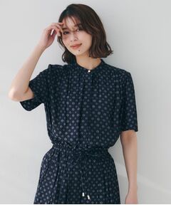 UNTITLED / アンタイトル シャツ・ブラウス | 【セットアップ可能/オンオフ】小紋柄ブラウス