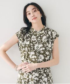 UNTITLED / アンタイトル シャツ・ブラウス | 【セットアップ可/洗える】モザイクフラワー柄ブラウス