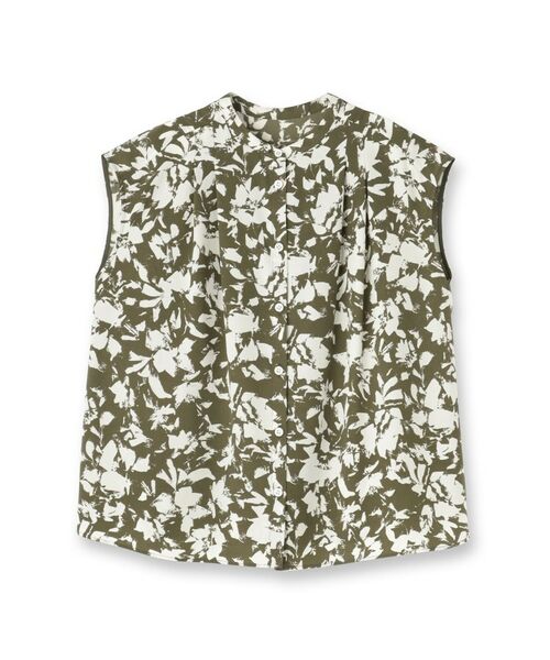 UNTITLED / アンタイトル シャツ・ブラウス | 【セットアップ可/洗える】モザイクフラワー柄ブラウス | 詳細1