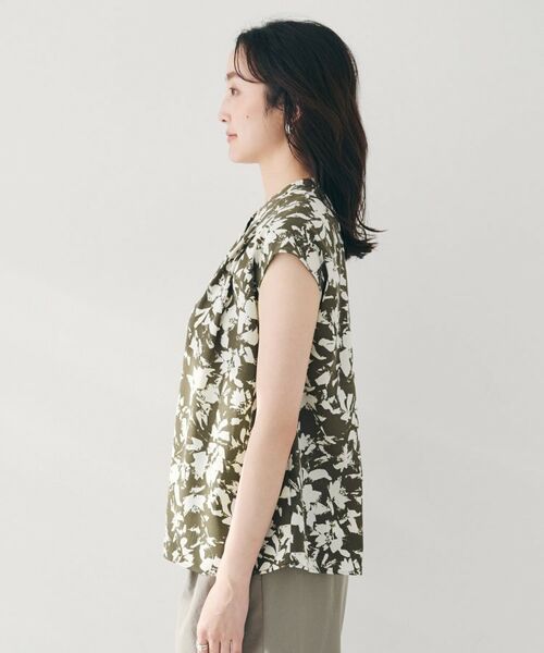 UNTITLED / アンタイトル シャツ・ブラウス | 【セットアップ可/洗える】モザイクフラワー柄ブラウス | 詳細11