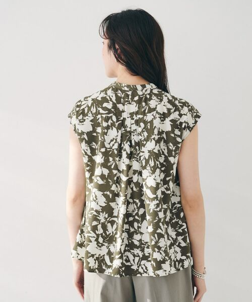 UNTITLED / アンタイトル シャツ・ブラウス | 【セットアップ可/洗える】モザイクフラワー柄ブラウス | 詳細12
