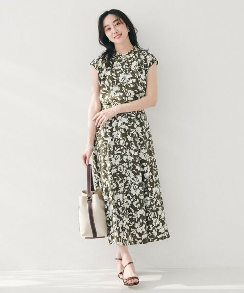 UNTITLED / アンタイトル シャツ・ブラウス | 【セットアップ可/洗える】モザイクフラワー柄ブラウス | 詳細8