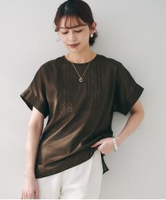 新品未使用】アンタイトル 長袖 ブラウス 4 LL リボン コットン
