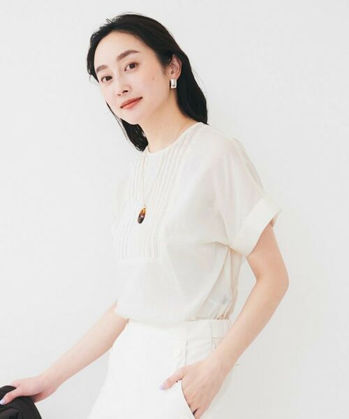 UNTITLED / アンタイトル シャツ・ブラウス | 【洗える】コットンピンタックブラウス | 詳細11