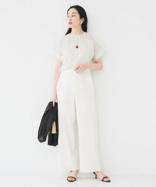 UNTITLED / アンタイトル シャツ・ブラウス | 【洗える】コットンピンタックブラウス | 詳細13