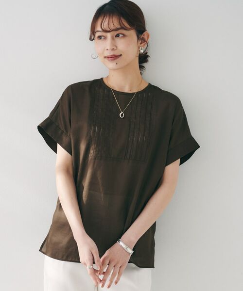 UNTITLED / アンタイトル シャツ・ブラウス | 【洗える】コットンピンタックブラウス | 詳細15