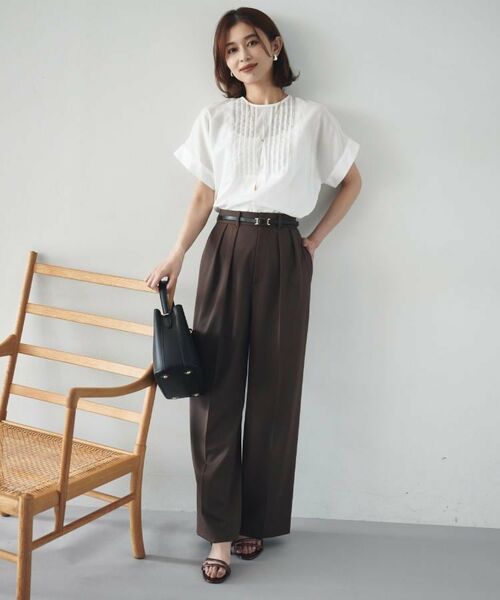 UNTITLED / アンタイトル シャツ・ブラウス | 【洗える】コットンピンタックブラウス | 詳細3