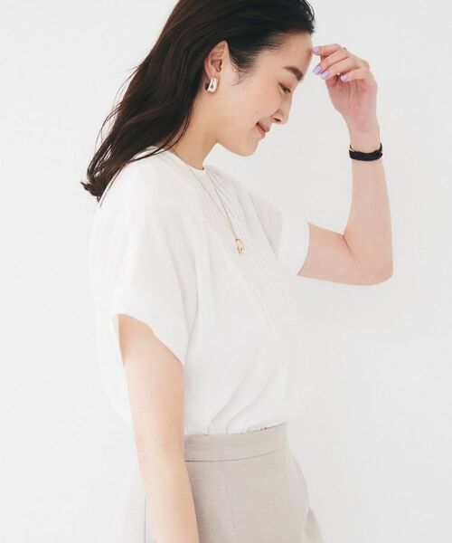 UNTITLED / アンタイトル シャツ・ブラウス | 【洗える】コットンピンタックブラウス | 詳細4