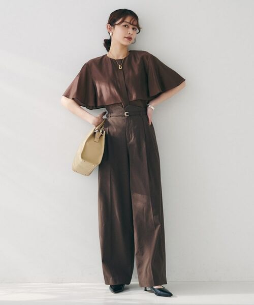 UNTITLED / アンタイトル シャツ・ブラウス | 【オンオフ/二の腕カバー】オーガンジーラッフルブラウス | 詳細12