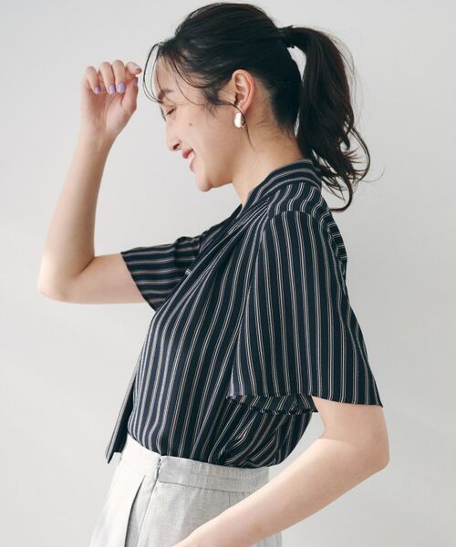 UNTITLED / アンタイトル シャツ・ブラウス | 【通勤/オフィス/二の腕カバー】ボウタイブラウス | 詳細15