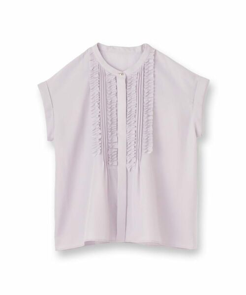 UNTITLED / アンタイトル シャツ・ブラウス | 【吸水速乾/UVケア】フィブリルフリルブラウス | 詳細1