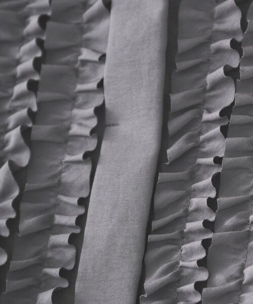 UNTITLED / アンタイトル シャツ・ブラウス | スタンドネックフリルブラウス【吸水速乾/UVケア】 | 詳細15