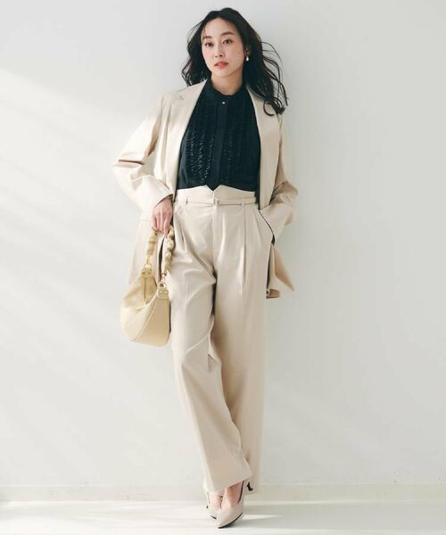 UNTITLED / アンタイトル シャツ・ブラウス | スタンドネックフリルブラウス【吸水速乾/UVケア】 | 詳細18