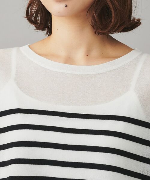 UNTITLED / アンタイトル カットソー | 【TRADITIONAL WEATHERWEAR】LYNE KNIT SHEERプルオーバー | 詳細13