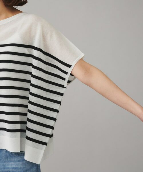 UNTITLED / アンタイトル カットソー | 【TRADITIONAL WEATHERWEAR】LYNE KNIT SHEERプルオーバー | 詳細14