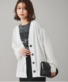 UNTITLED / アンタイトル カーディガン・ボレロ | 【TORRAZZO DONNA】シースルーラメカーディガン