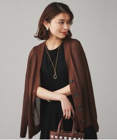 UNTITLED / アンタイトル カーディガン・ボレロ | 【TORRAZZO DONNA】シースルーラメカーディガン