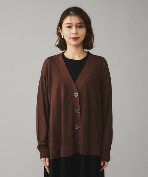 UNTITLED / アンタイトル カーディガン・ボレロ | 【TORRAZZO DONNA】シースルーラメカーディガン | 詳細14