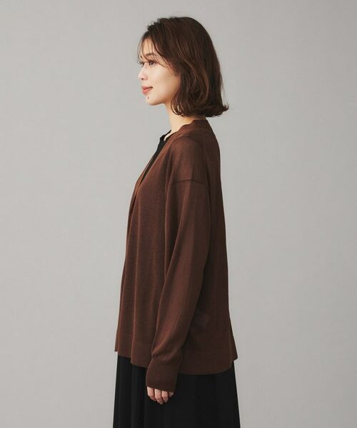 UNTITLED / アンタイトル カーディガン・ボレロ | 【TORRAZZO DONNA】シースルーラメカーディガン | 詳細15