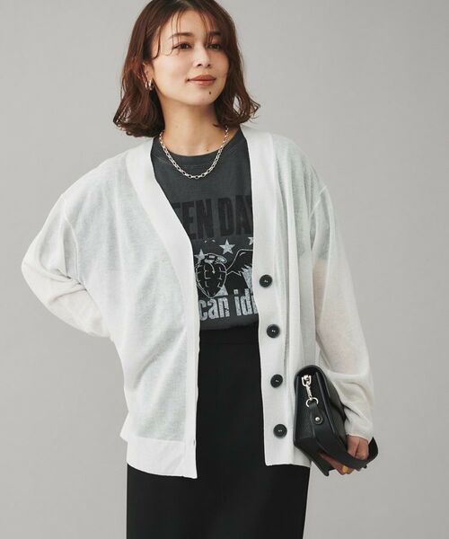 UNTITLED / アンタイトル カーディガン・ボレロ | 【TORRAZZO DONNA】シースルーラメカーディガン | 詳細2