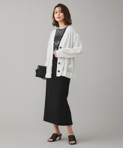 UNTITLED / アンタイトル カーディガン・ボレロ | 【TORRAZZO DONNA】シースルーラメカーディガン | 詳細4
