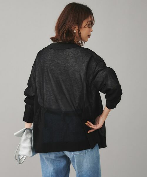 UNTITLED / アンタイトル カーディガン・ボレロ | 【TORRAZZO DONNA】シースルーラメカーディガン | 詳細7