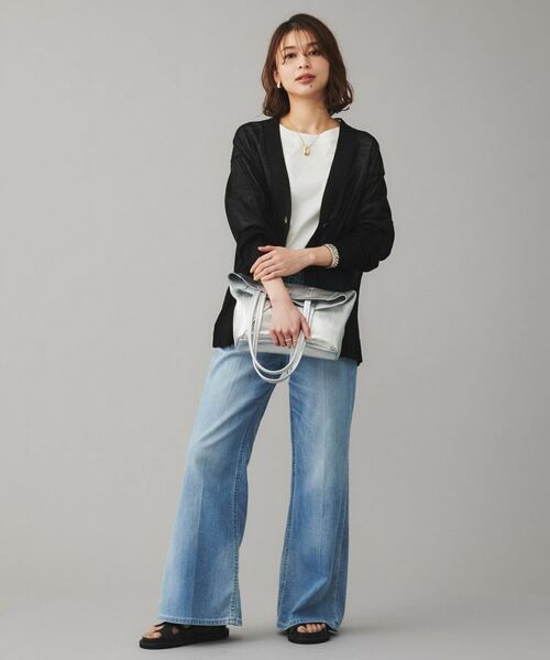 UNTITLED / アンタイトル カーディガン・ボレロ | 【TORRAZZO DONNA】シースルーラメカーディガン | 詳細8