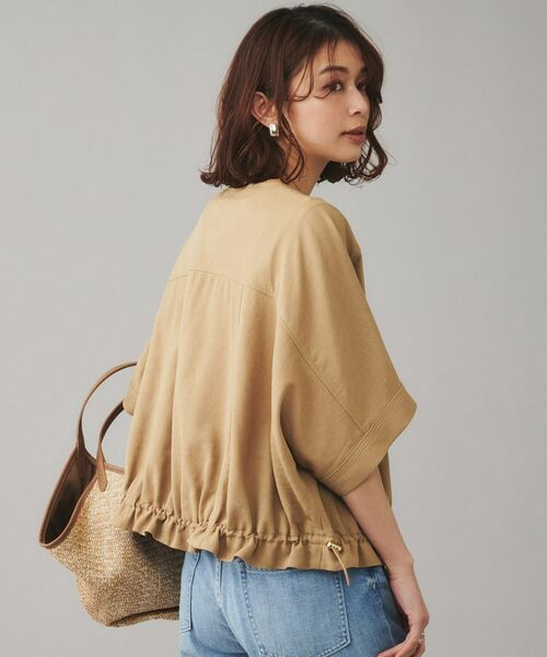 UNTITLED / アンタイトル レザーブルゾン・ジャケット | 【SEADRAKE】ノーカラー半袖ブルゾン | 詳細13