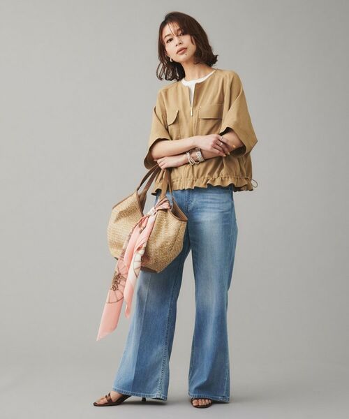 UNTITLED / アンタイトル レザーブルゾン・ジャケット | 【SEADRAKE】ノーカラー半袖ブルゾン | 詳細14