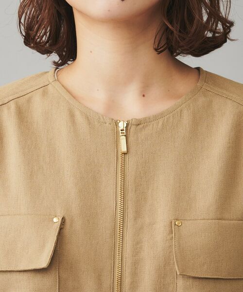 UNTITLED / アンタイトル レザーブルゾン・ジャケット | 【SEADRAKE】ノーカラー半袖ブルゾン | 詳細20