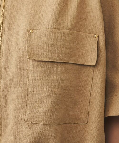 UNTITLED / アンタイトル レザーブルゾン・ジャケット | 【SEADRAKE】ノーカラー半袖ブルゾン | 詳細21