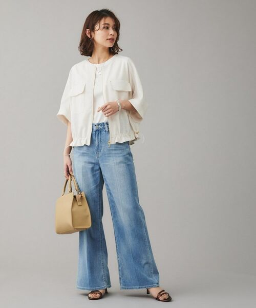 UNTITLED / アンタイトル レザーブルゾン・ジャケット | 【SEADRAKE】ノーカラー半袖ブルゾン | 詳細4