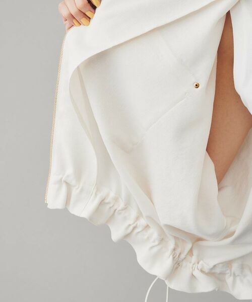 UNTITLED / アンタイトル レザーブルゾン・ジャケット | 【SEADRAKE】ノーカラー半袖ブルゾン | 詳細6