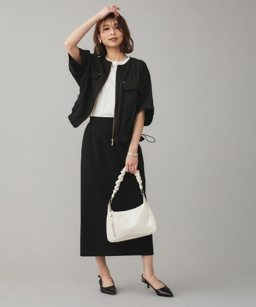 UNTITLED / アンタイトル レザーブルゾン・ジャケット | 【SEADRAKE】ノーカラー半袖ブルゾン | 詳細9