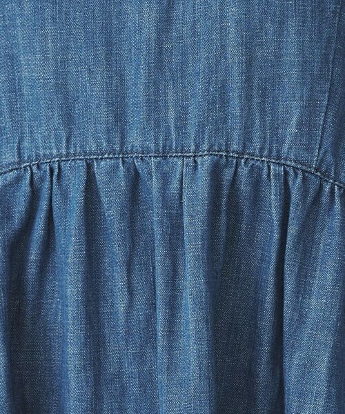 UNTITLED / アンタイトル ロング・マキシ丈ワンピース | 【Healthy DENIM】Breezy Blueberryノースリーブ ティアード ワンピース | 詳細5