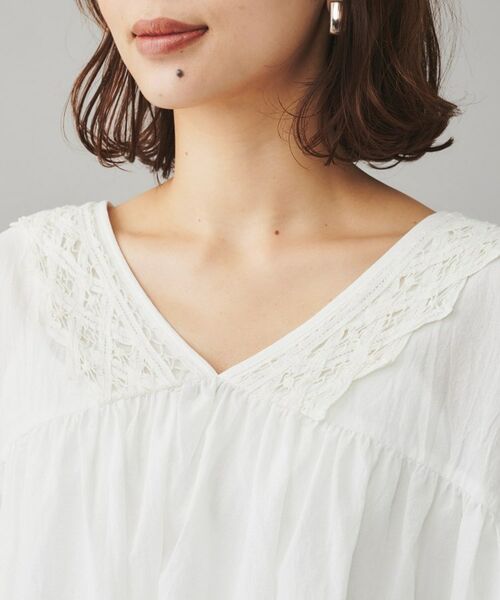 UNTITLED / アンタイトル シャツ・ブラウス | 【Liyoca】コットンロール バテレンレースブラウス | 詳細17