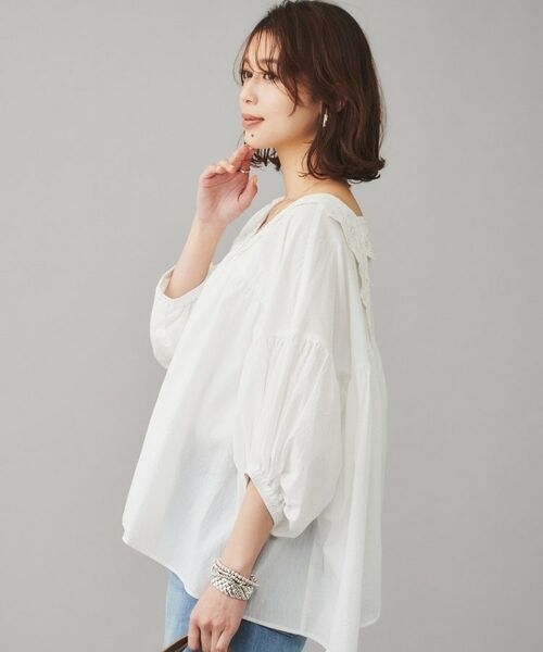 UNTITLED / アンタイトル シャツ・ブラウス | 【Liyoca】コットンロール バテレンレースブラウス | 詳細3