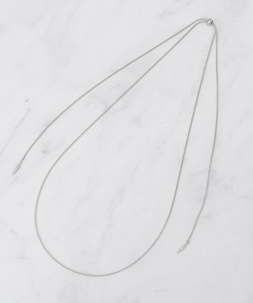 UNTITLED / アンタイトル ネックレス・ペンダント・チョーカー | 【ステンレス】ショートラリエット | 詳細1