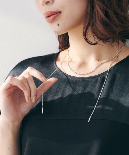 UNTITLED / アンタイトル ネックレス・ペンダント・チョーカー | 【ステンレス】ショートラリエット | 詳細5
