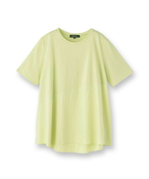 UNTITLED / アンタイトル カットソー | 【UVカット/接触冷感/Tシャツ】異素材ドッキングペプラム | 詳細1