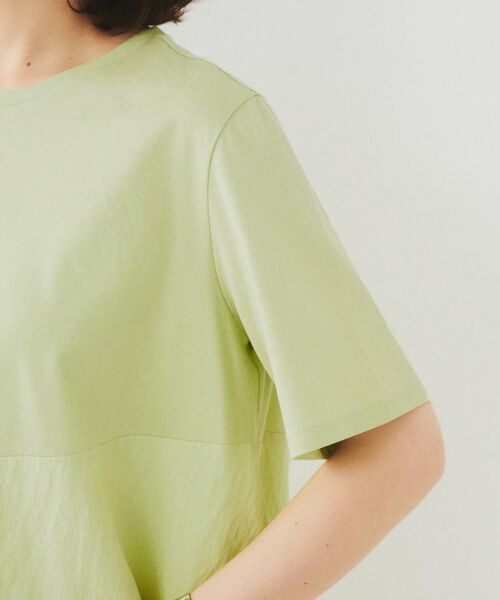 UNTITLED / アンタイトル カットソー | 【UVカット/接触冷感/Tシャツ】異素材ドッキングペプラム | 詳細21