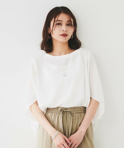 UNTITLED / アンタイトル カットソー | 【UVカット/接触冷感/吸水速乾/ストレッチ性】ドルマンプルオーバー | 詳細2