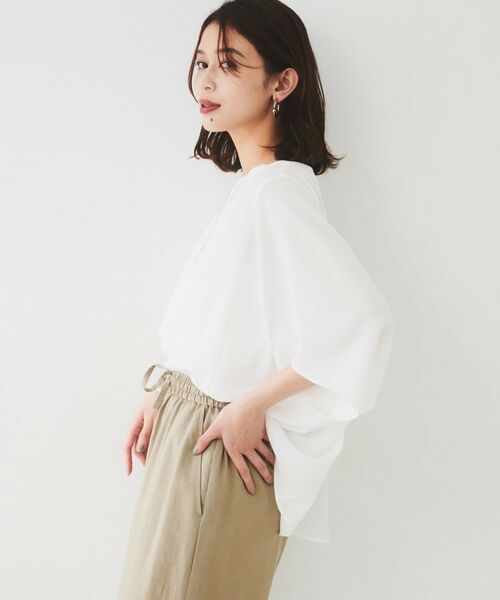 UNTITLED / アンタイトル カットソー | 【UVカット/接触冷感/吸水速乾/ストレッチ性】ドルマンプルオーバー | 詳細3